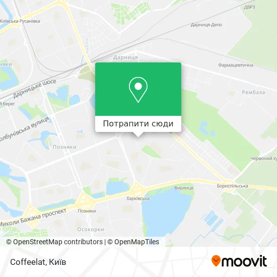 Карта Coffeelat
