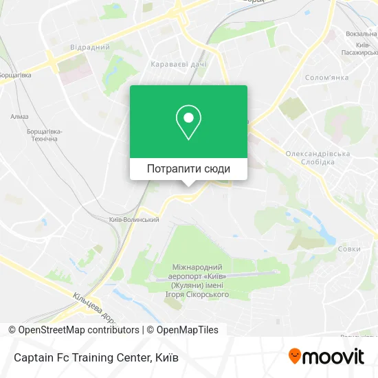 Карта Captain Fc Training Center