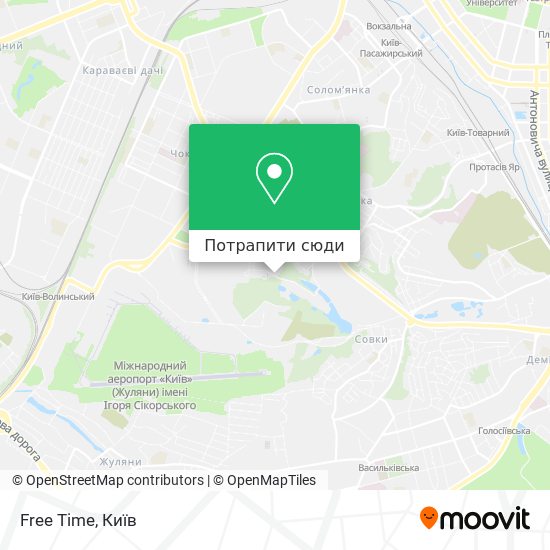 Карта Free Time