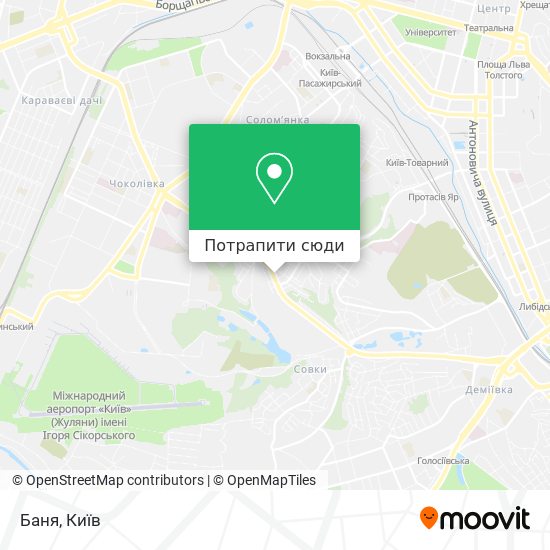 Карта Баня