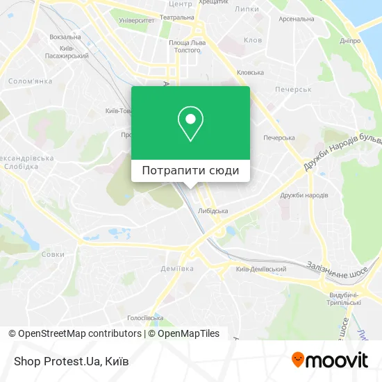 Карта Shop Protest.Ua