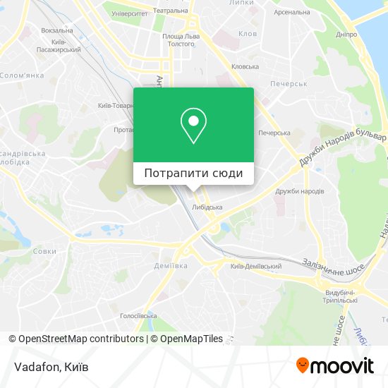 Карта Vadafon