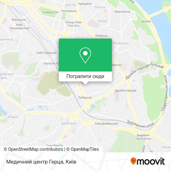 Карта Медичний центр Герца