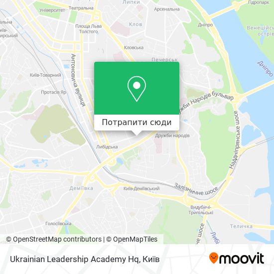 Карта Ukrainian Leadership Academy Hq