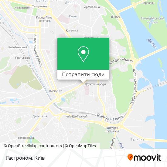 Карта Гастроном