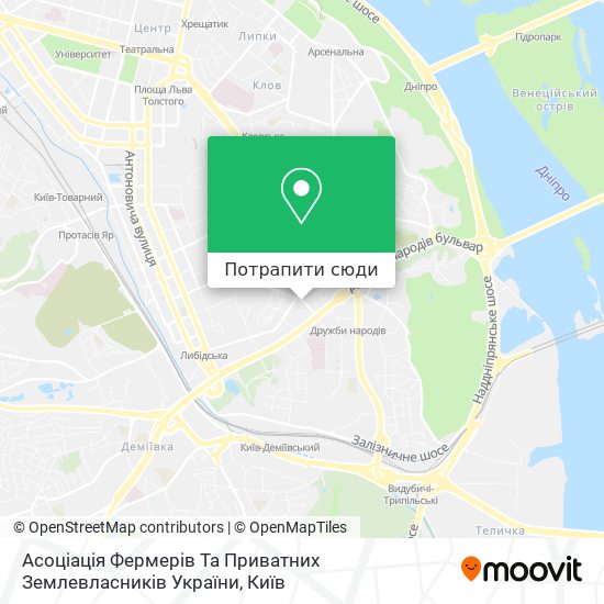 Карта Асоціація Фермерів Та Приватних Землевласників України