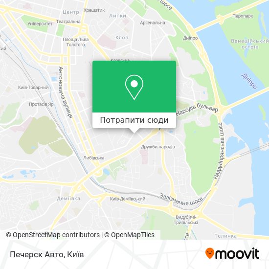 Карта Печерск Авто