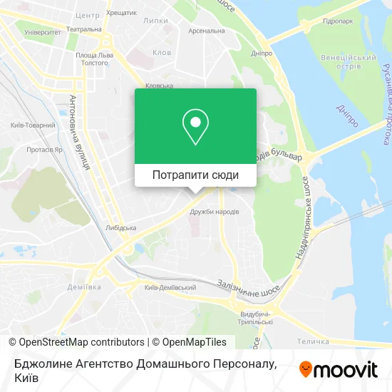 Карта Бджолине Агентство Домашнього Персоналу