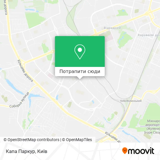 Карта Капа Паркур