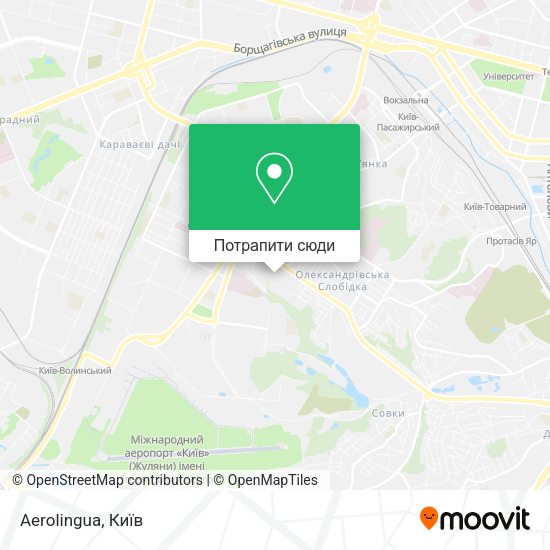 Карта Aerolingua