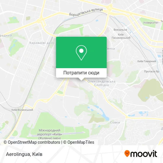 Карта Aerolingua