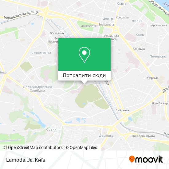Карта Lamoda.Ua