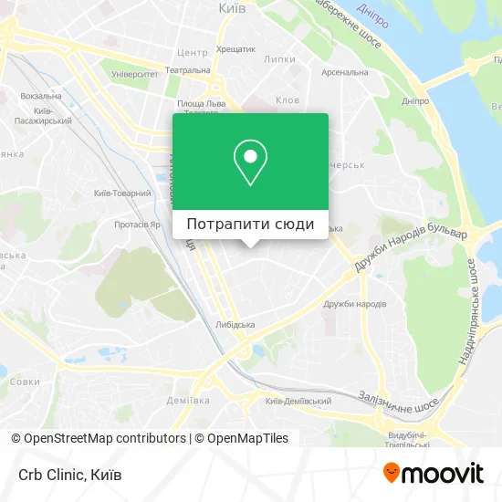 Карта Crb Clinic