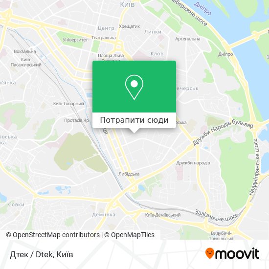 Карта Дтек / Dtek