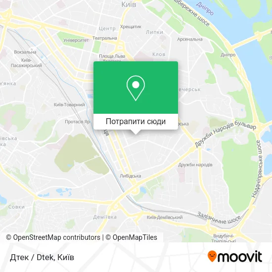Карта Дтек / Dtek