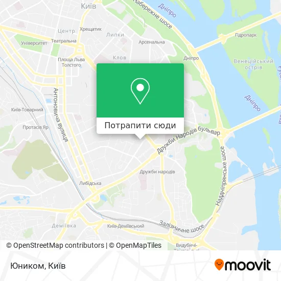Карта Юником
