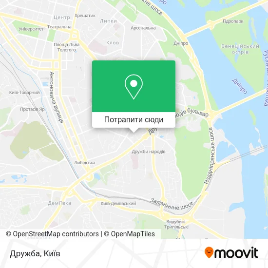 Карта Дружба