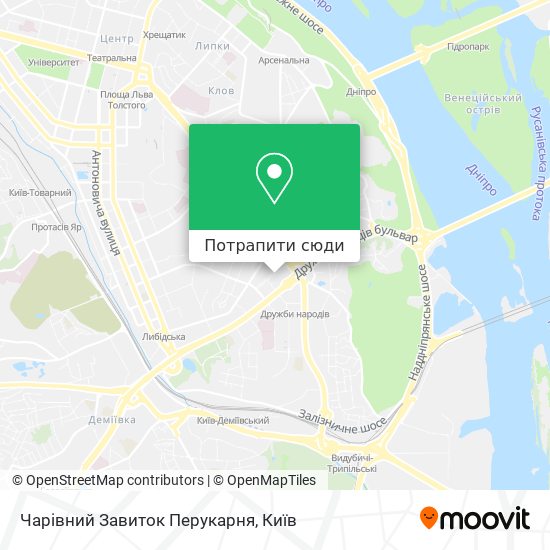 Карта Чарівний Завиток Перукарня
