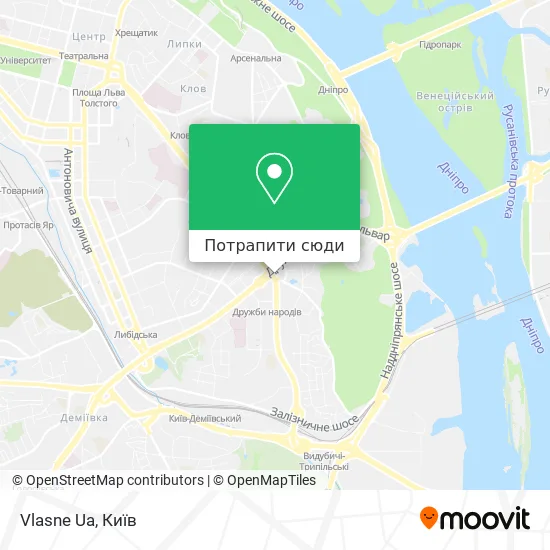 Карта Vlasne Ua