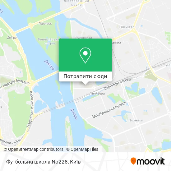 Карта Футбольна школа No228