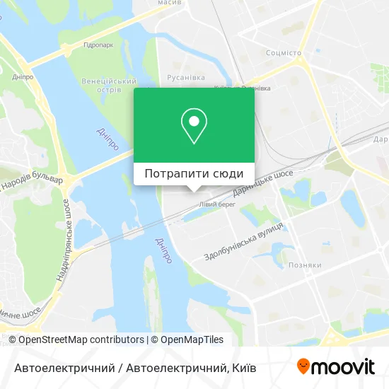 Карта Автоелектричний / Автоелектричний