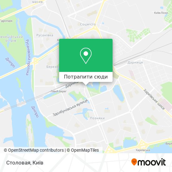 Карта Столовая