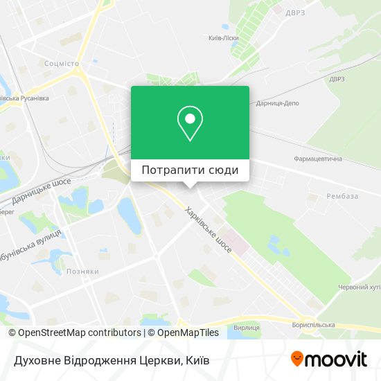 Карта Духовне Відродження Церкви