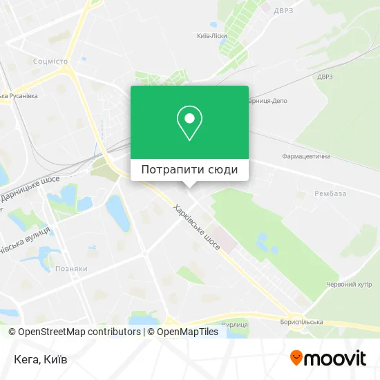 Карта Кега
