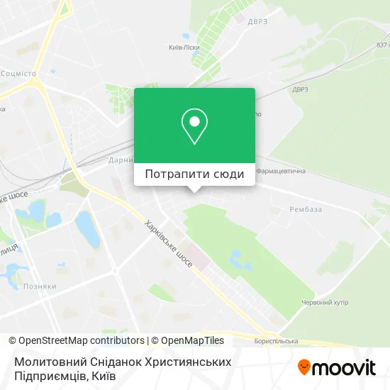 Карта Молитовний Сніданок Християнських Підприємців