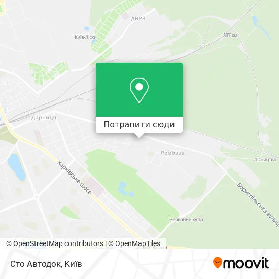 Карта Сто Автодок