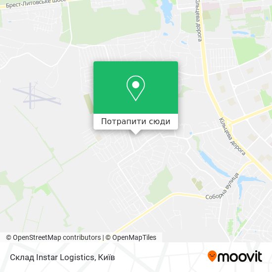 Карта Склад Instar Logistics