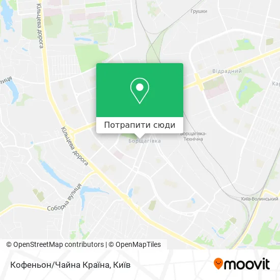 Карта Кофеньон/Чайна Країна