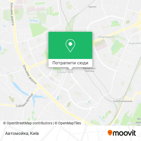 Карта Автомойка