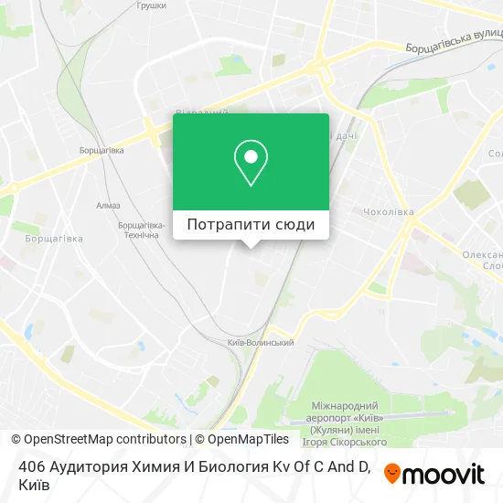 Карта 406 Аудитория Химия И Биология Kv Of C And D