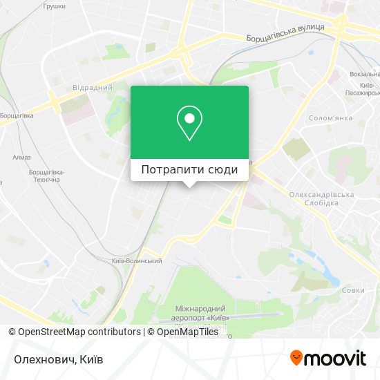 Карта Олехнович