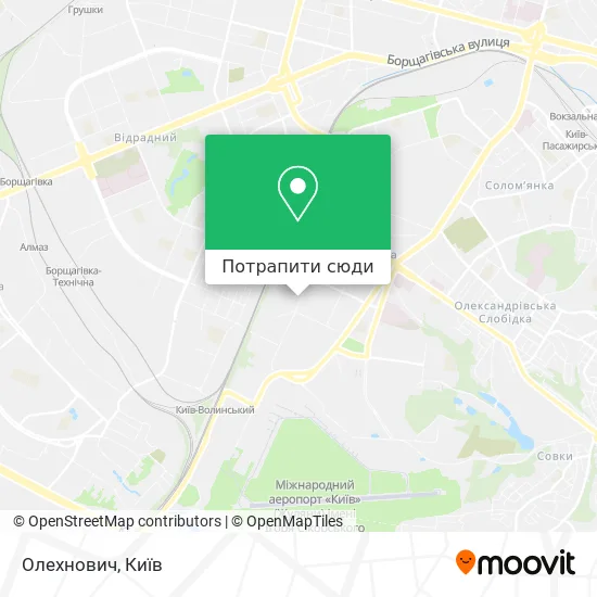 Карта Олехнович
