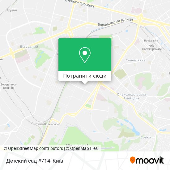 Карта Детский сад #714