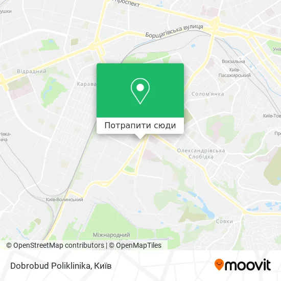 Карта Dobrobud Poliklinika