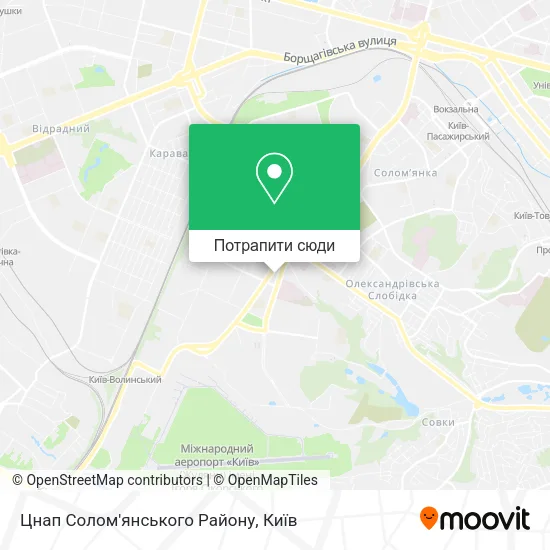 Карта Цнап Солом'янського Району
