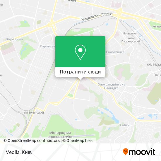 Карта Veolia