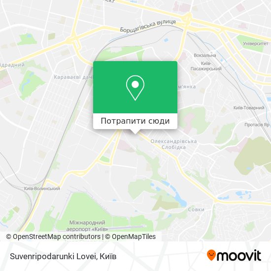 Карта Suvenripodarunki Lovei