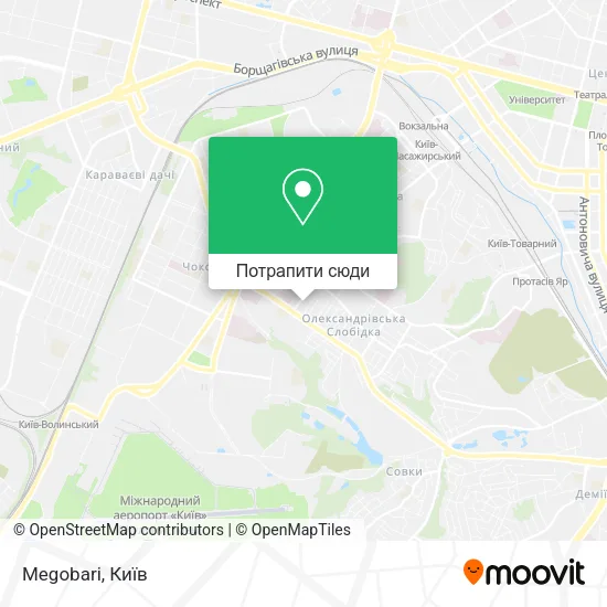 Карта Megobari