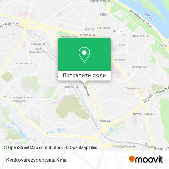 Карта Kvitkovarezydentsiia