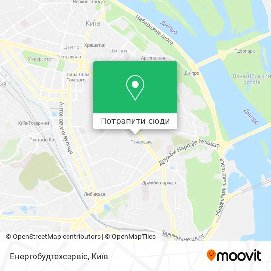 Карта Енергобудтехсервiс