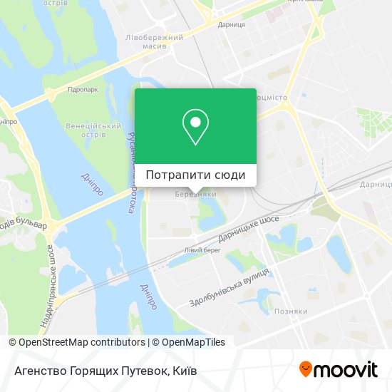 Карта Агенство Горящих Путевок