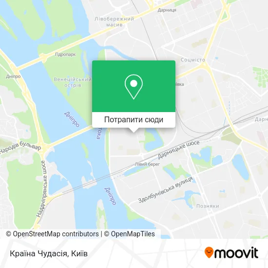 Карта Країна Чудасія