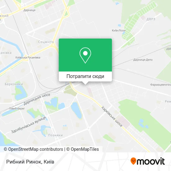 Карта Рибний Ринок