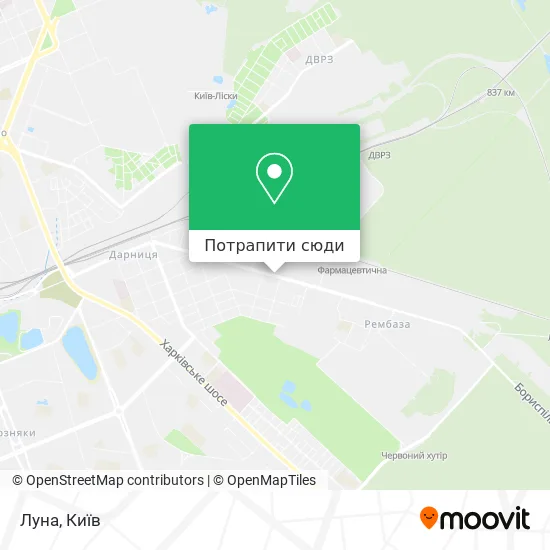 Карта Луна