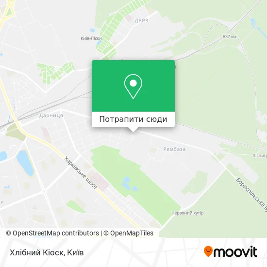 Карта Хлібний Кіоск
