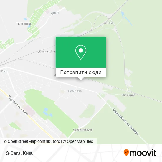 Карта S-Cars